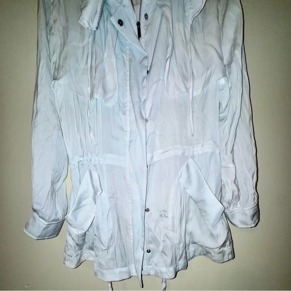 Vince Camuto Light Blue Zip-Up Anorak Jacket - Picture 3 of 9
